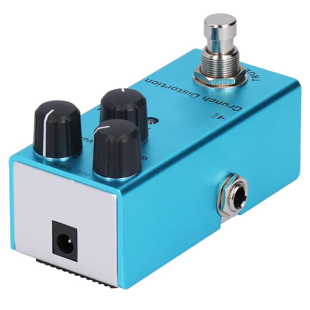 

Педаль эффектов для электрогитары Crunch Distortion Mini True Bypass из алюминиевого сплава DC 9V JDF3