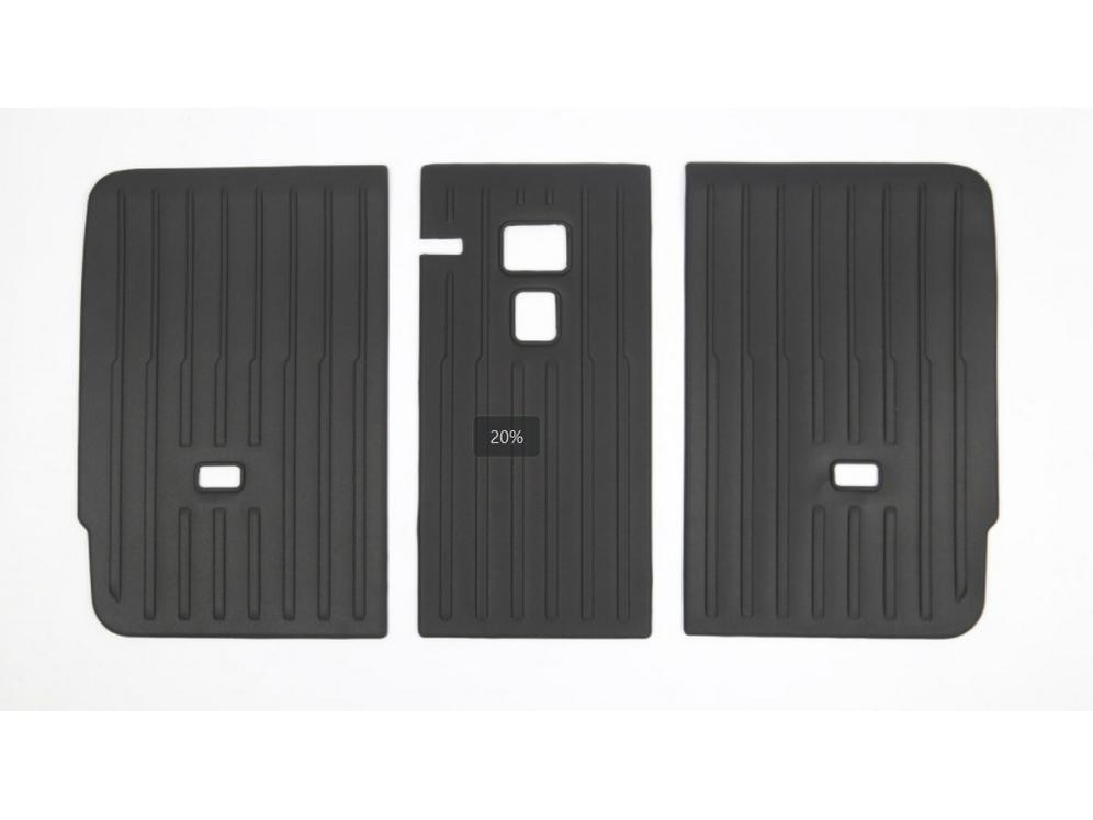 Fits Tesla Model Y (2025) Floor and Trunk Mats, Left/Right Hand Drive, Full TPE.