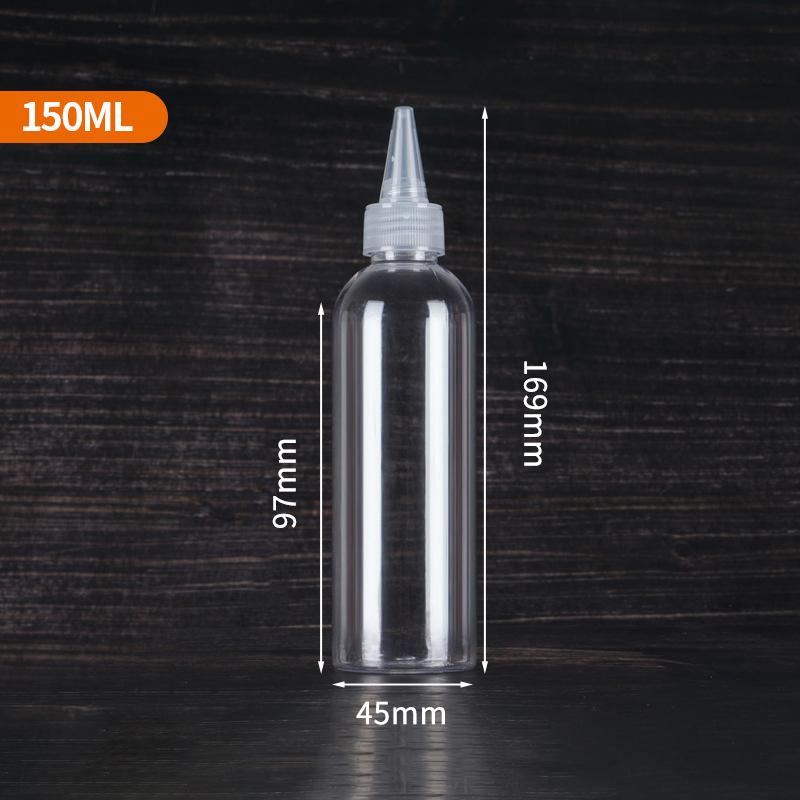 5Pcs Transparent Condiment Squeeze Bottles Jam Bottles Non-Drip Oil Liquid Dispenser Bbq Sauces Oil Container Cooking Gadget