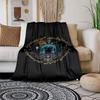 1pc The One Ring Cartoon Blanket,Portable Throw for Travel & Camping, All Season Cozy Blanket,Ideal Gift