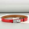 Women's Adjustable Genuine Leather Alligator Pattern Belt