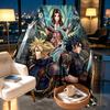 Final Fantasy Print Blanket - Soft & Comfortable, for Bedroom, Travel, Sofa, Home Decoration - Birthday Christmas Gift for Friend
