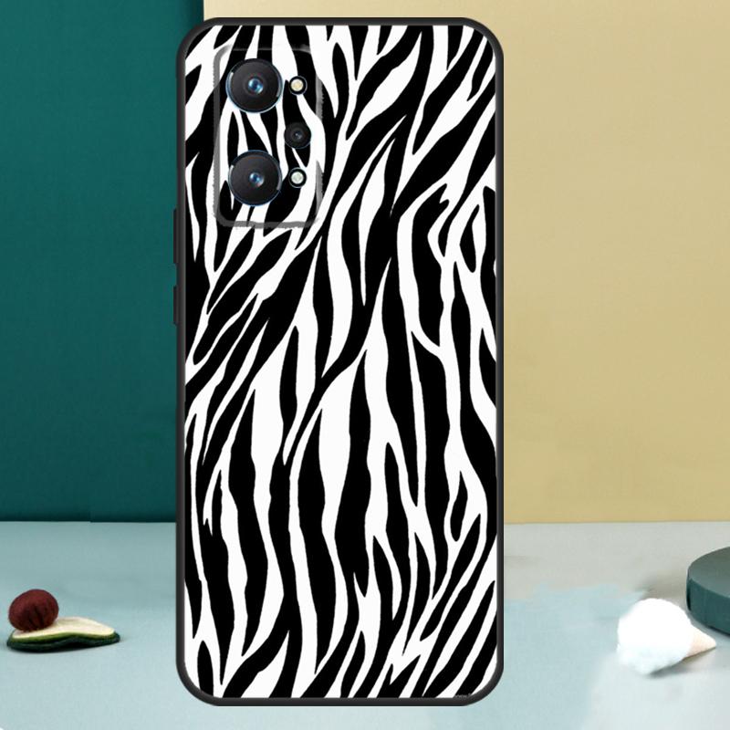 Zebra Skin Print For Realme GT 6T 5 6 GT 7 Pro C67 C75 C61 C55 C53 C51 C21Y C25S 10 11 12 13 14 Pro Plus Case