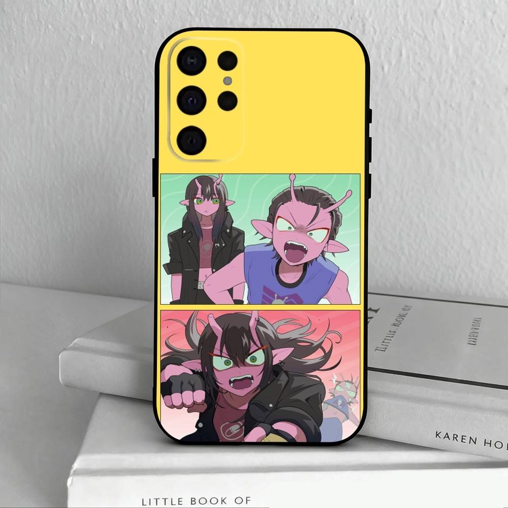 M-Milky-Y S-Subway-Y Anime Phone Case For Samsung S25,24,23,22,30,21,10,9,Ultra,Plus,Lite,FE,4,5 G Soft Black Case