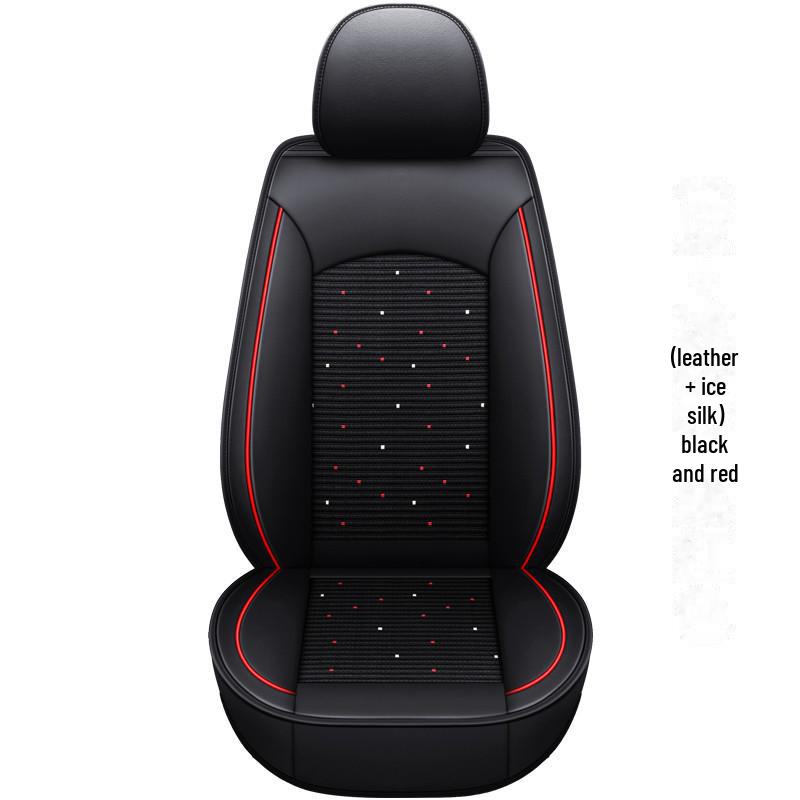 Sommer is silke bilsetepute for småbileier og passasjer, lær full omsluttende enkeltsetetrekk for lastebil, universell passform