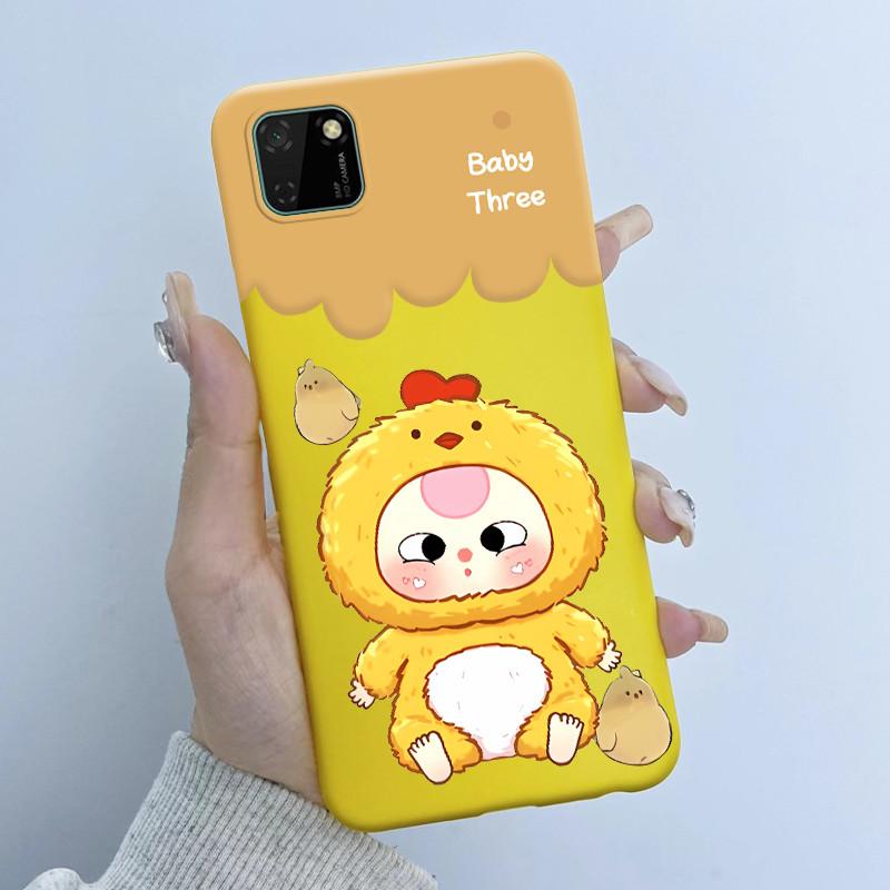 For Huawei Y5p Phone Case DRA-LX9 Butterfly Flower Girl Design Soft Silicone TPU Back Housing for Honor 9S HuaweiY5p Y 5p Covers