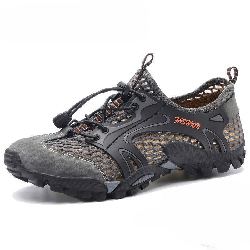 Summer Mountaineering Men's Shoes Sports Outdoor Leisure Mesh Breathable Shoes Fashion Mountaineering Hiking Shoes
