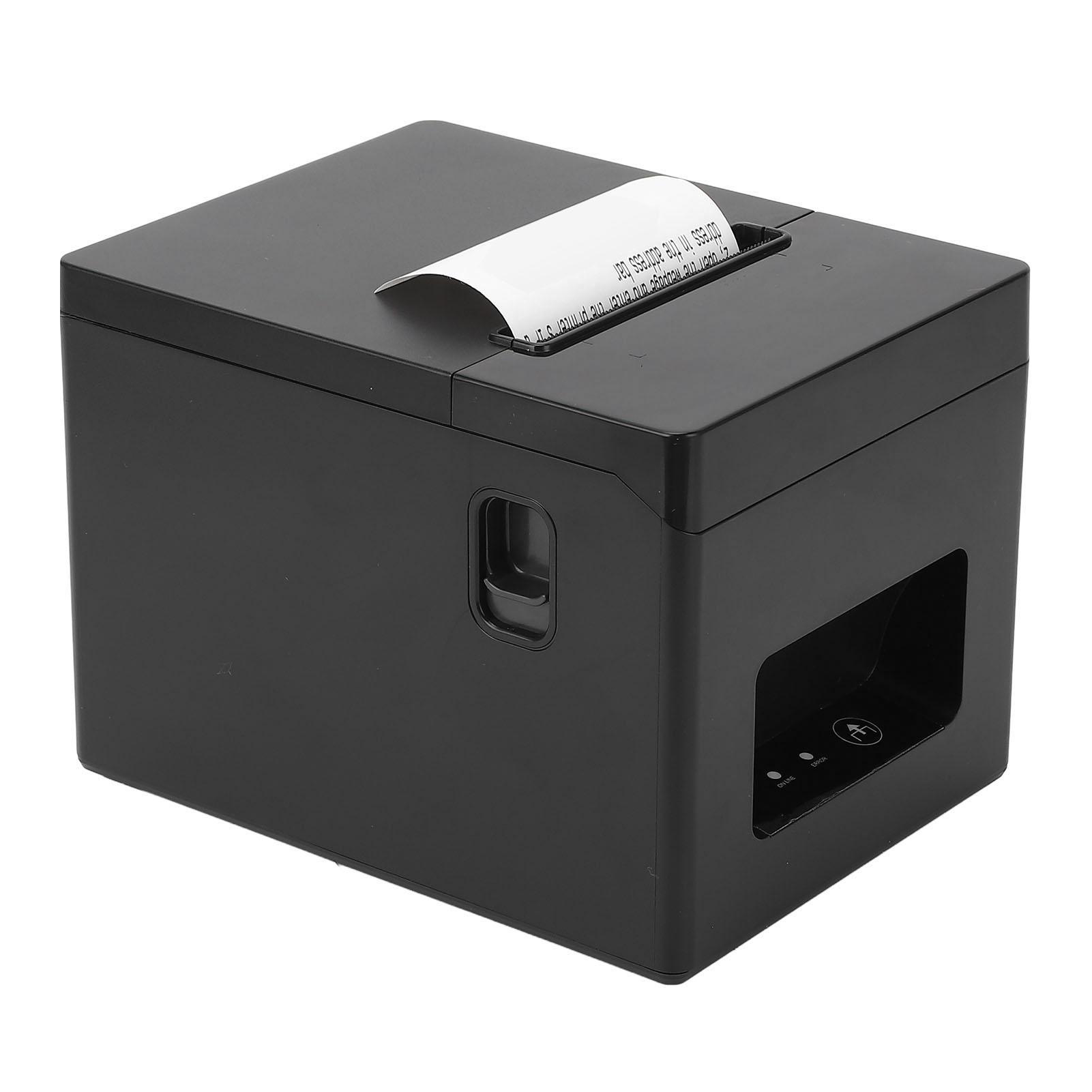 Imprimante de reçus POS Impression haute vitesse Coupe papier automatique 80 mm USB Imprimante thermique de reçus pour restaurant magasin de détail