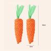 Carrot Cat Toys Pet Toys Durable Paper Rope Woven Puppy Chew Toys designed for Cats Molar Washing Teeth Pet Supplies Cat Accessories