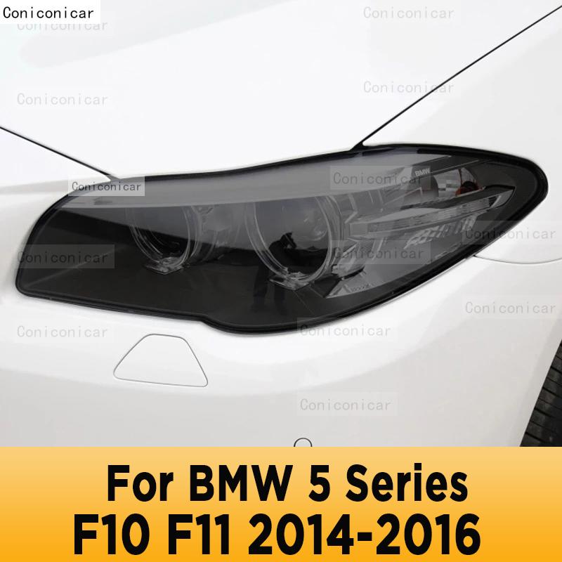 Für BMW 5er F10 F11 2014-2016 Auto Außen Scheinwerfer Kratzfest Frontleuchte Tönung TPU Schutzfolie Reparatur Zubehör