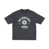 Balenciaga T Shirts Unisex Gray Crew Neck Moderate 612966TMV981000