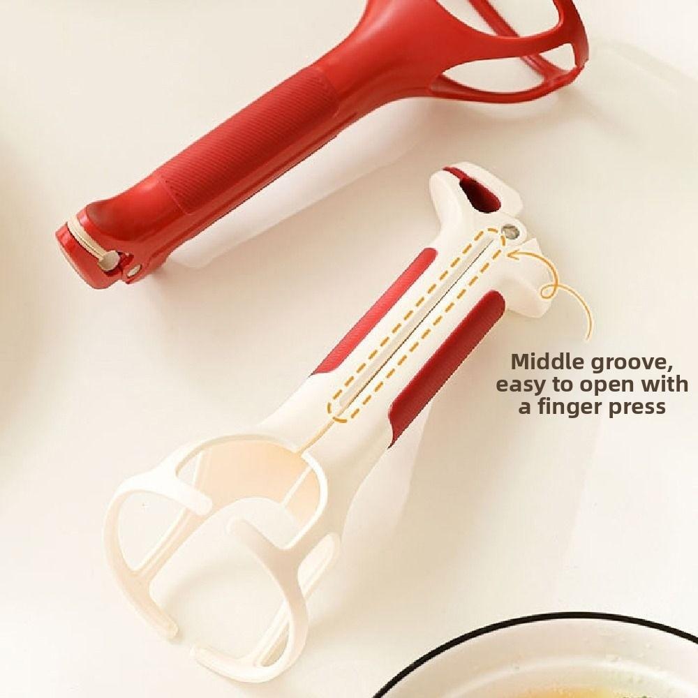 2in1 Anti Scalding Clip Non-Slip Hot Bowl Gripper Retriever Tong Bowls Tong  Frying Pans