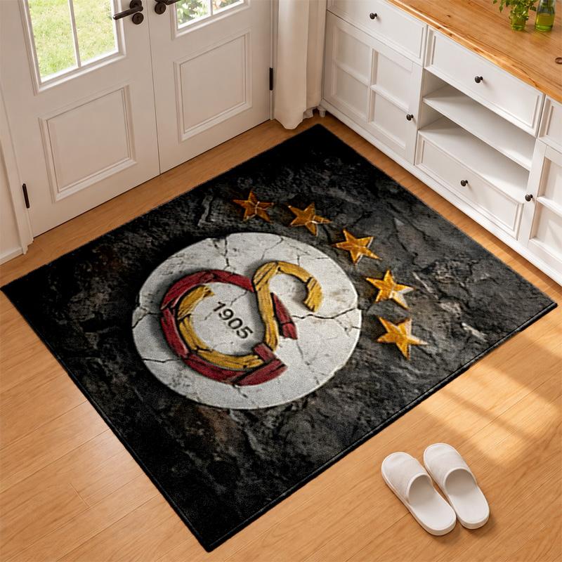 Galatasaray Carpet Door Mat for Living Room or Bedroom Protective Mat Under Chair Office Decoration Christmas Gift Birthday Present