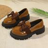 Spring Autumn Women's Shoes - Thick Heels and Thick Soles - Retro Single Shoes