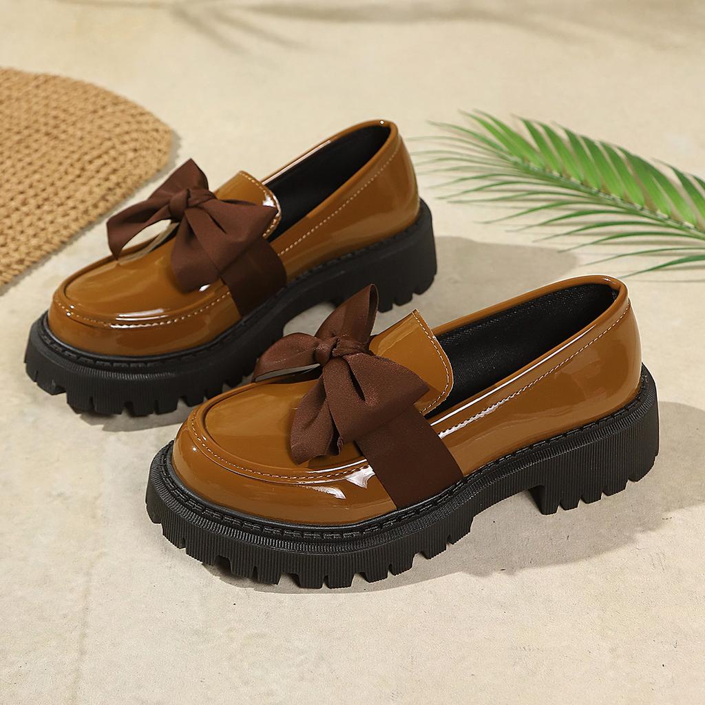 Spring Autumn Women's Shoes - Thick Heels and Thick Soles - Retro Single Shoes