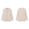FURINA Silk Cotton V Neck Button Cardigan