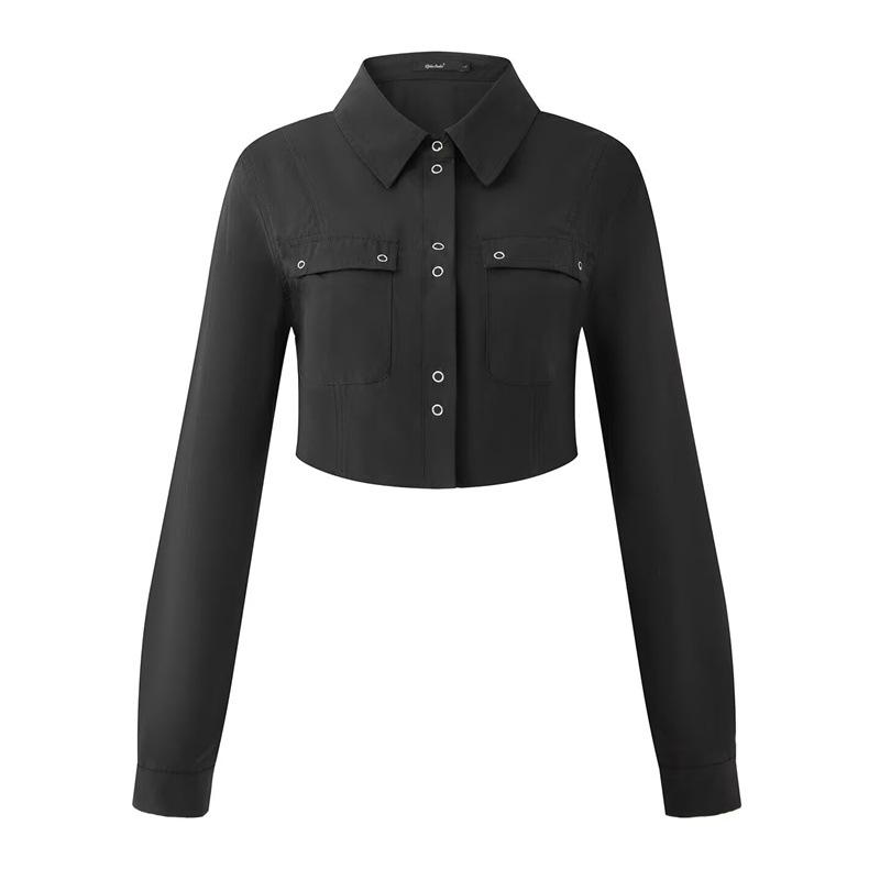 Chic Slim Fit Crop Top for Women - 2026 Spring Arrival