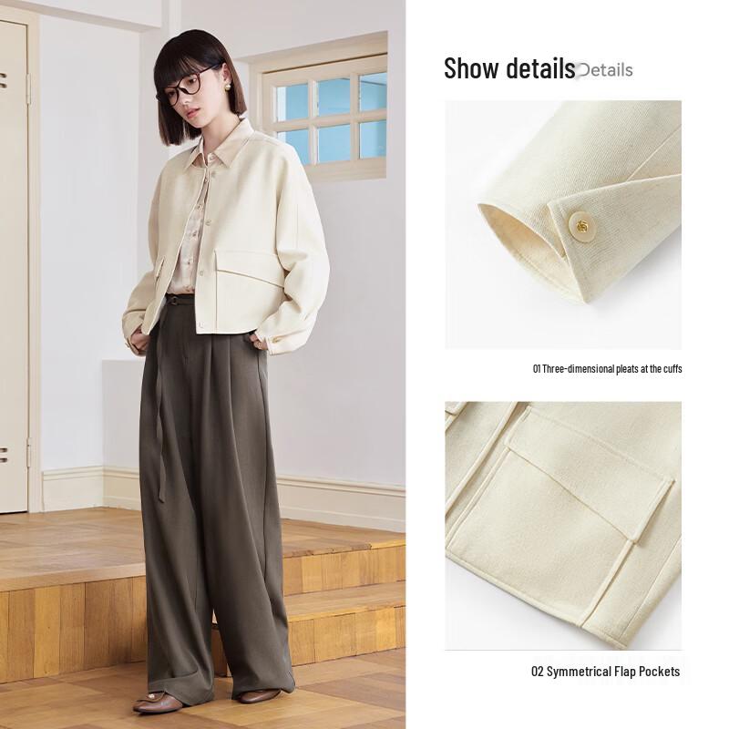 EICHITOO Women's Cropped Jacket