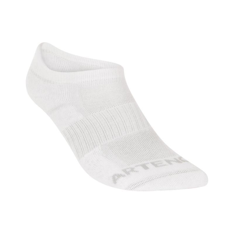 DECATHLON RS500 Plush Coil Braided Comfortable Sweat-Absorbing Socks Unisex Triple Pair White