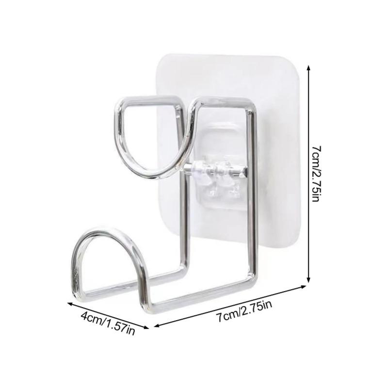 

1 шт. Самоклеящиеся крючки Настенные крючки для хранения умывальника Держатели Стойка для хранения умывальника в ванной комнате Экономия места Крючки из нержавеющей стали