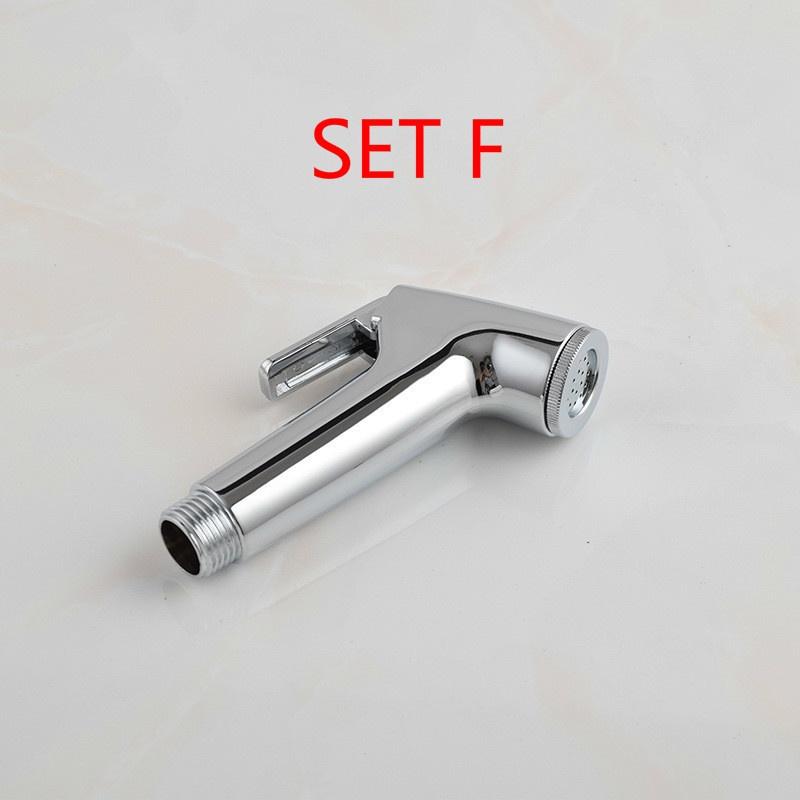 Ручной распылитель для унитаза, набор распылителей, кран-биде для рук DN15 из нержавеющей стали для кухни, душа, многоцелевой