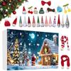 Christmas Gnomes Advent Calendar 2025 24-Day Calendar Countdown Winter Scene Holiday Decor Collectible Figures Gnomes Set for Family