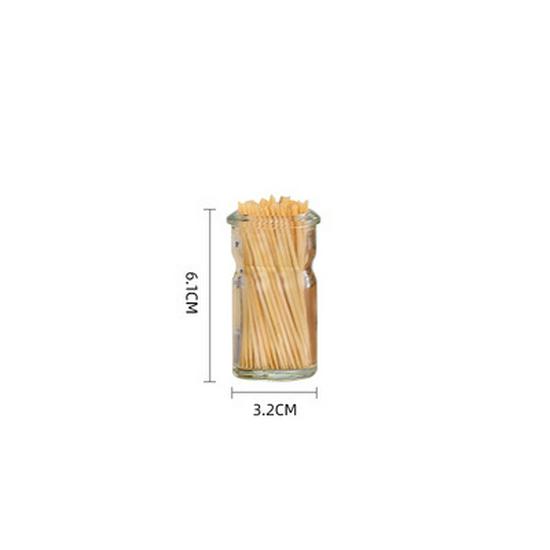 Stainless Steel & Glass Spice Jars: 4-Piece Set for Oil, Vinegar & Chili Powder -
