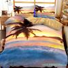 3D Bed Set Beautiful Beach Bedding Bed Sets Modern Quilt Cover+pillowcases Winter California King Bedding Sets Jogo De Cama Bed