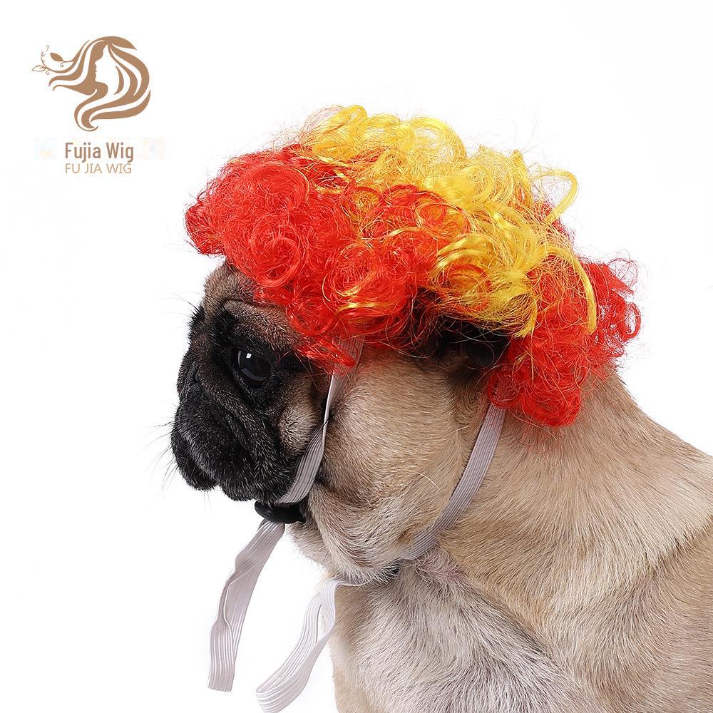 Holiday Pet Wigs: Fun Afro Styles for Cats and Dogs