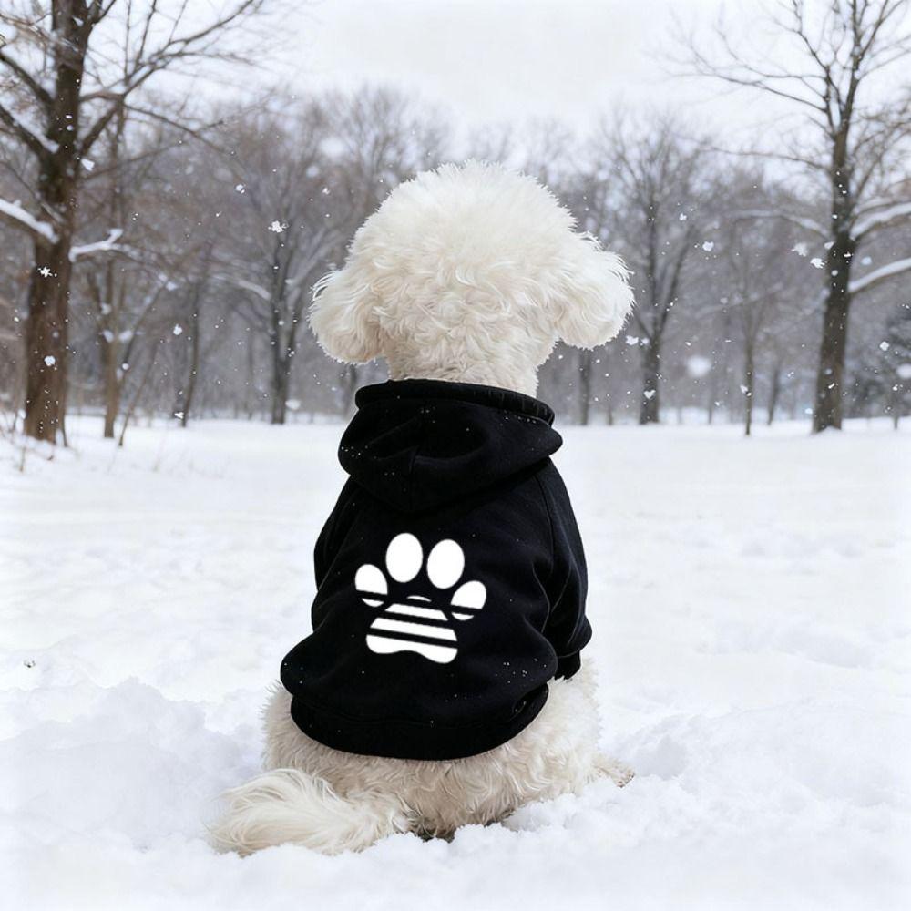 Windproof Dog Clothes Cotton Dog Sweatshirt Fashion Pet Coat  Small Dogs