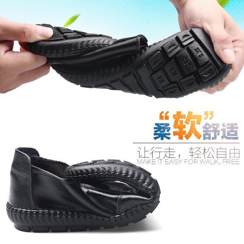 Lässige Lederschuhe Herren neue trendige Frühling Britischer Stil Businessschuhe Außenhandel bequeme weiche Sohle Pendler Arbeit Lederschuhe Herren