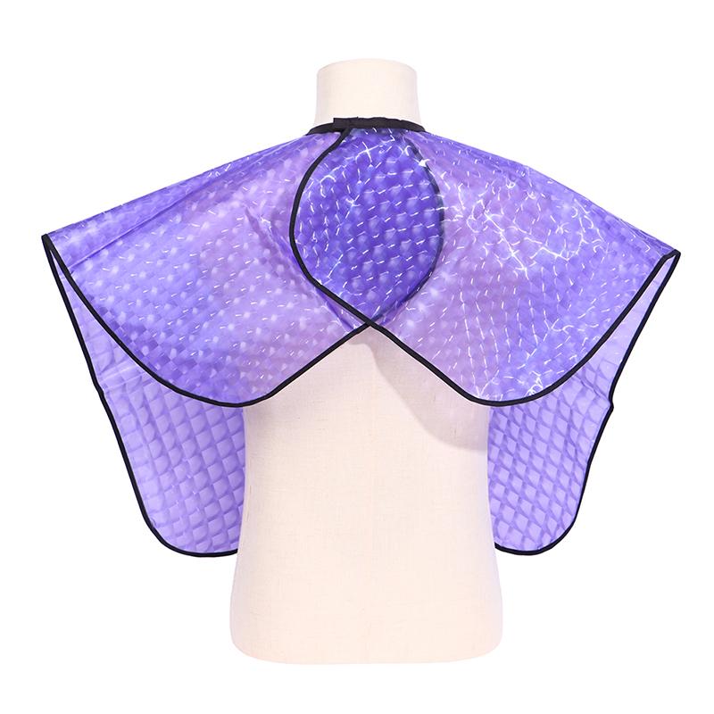 Krótki Fartuch Fryzjerski Peleryna do Farbowania Włosów Wielorazowa Wodoodporna Peleryna Salonowa