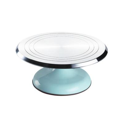 ZISIZ 10-inch Aluminum Alloy Cake Decorating Turntable