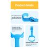 Cartoon Hand Pull Ring Plastic Hanging Ring Portable Stroller Hook  for Baby