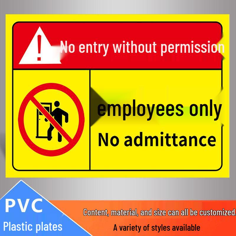 No Smoking or Open Flames Warning Sign - Electric Shock Caution for Construction Sites