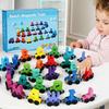 Wooden Magnetic Number Letter Lion Toy For Toddler Educational Play And Early Learning