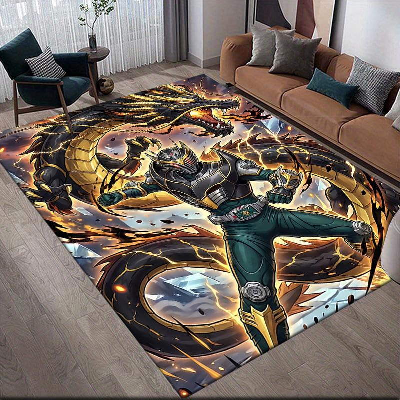 

Kamen Rider Ryuki Anti-Slip Floor Mat, Rectangular Carpet for Bedroom, Game Zone & Living Room, Home Decor 60x90cm