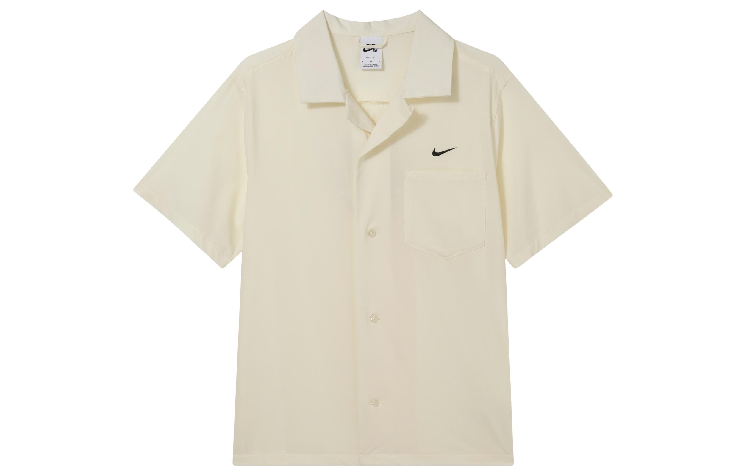

Nike SB Men s Logo Short-Sleeve Bowling Shirt White DV9074-113 L