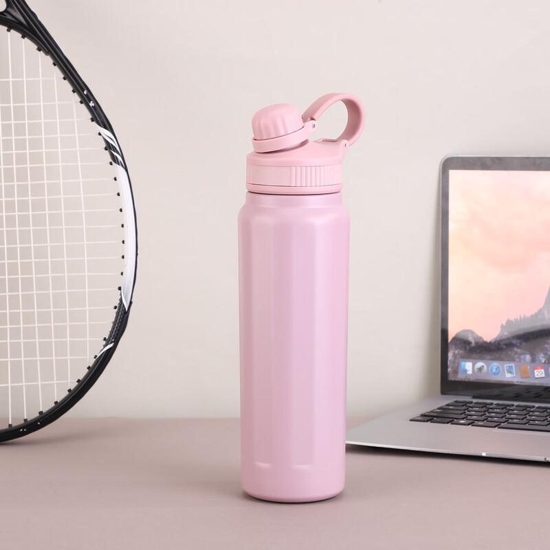Shangqi Portable Stainless Steel Insulated Straw Bottle