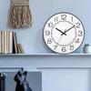 8 Inch Simple Style Wall Clock Living Room Home Decor Digital Clocks Modern Design Swinging Pendulum Bedroom Ornament Office