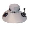 Men Sun Hat with Dual Power Supply Fan Design Three-Speed Wind Adjustable Wide Brim Fishing Hat Fishing Hiking Hat