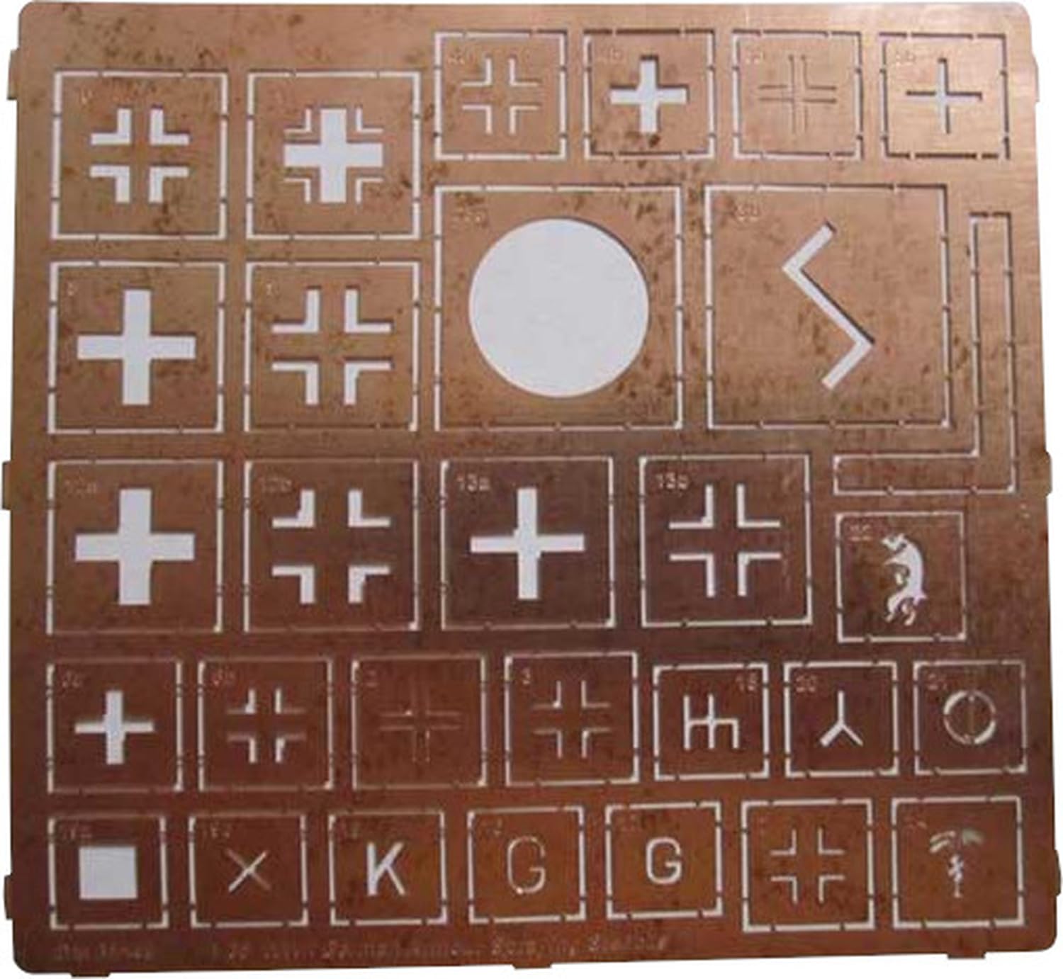 

Dan Models Травлёный шаблон для немецкой военной техники Инструменты для хобби-моделизма DAN35546 1/35