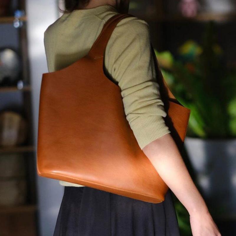 Yogodlns PU Leather Tote Bags For Women Luxury Designer Handbag Purses Large Capacity Underarm Shoulder Bag
