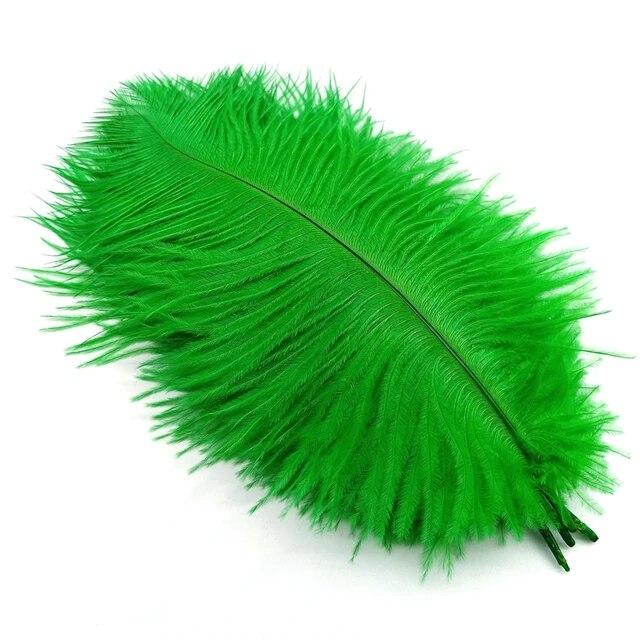10Pcs Ostrich Feathers Decorative Vase Pluma Wedding Table Centerpieces Carnival Accessories DIY Creative Leisure Craft Supplies