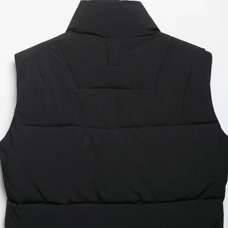 Kaslead New Women Clothes Western Style Fashion Simple and Versatile Multicolor Zipper Ornament Cotton-padded Jacket Vest Vest