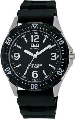 No Citizen Q   Q [Citizen Q   Q] Watch Analog Waterproof Urethane Strap W376 305 Mens Black Mens Black