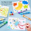 Shuttle Art Dot Marker Color Set with Coloring Dot for and Art Perfect for School Entrance Gifts Pens, 26-Color (12ml Each), Pages, Kids' Markers,