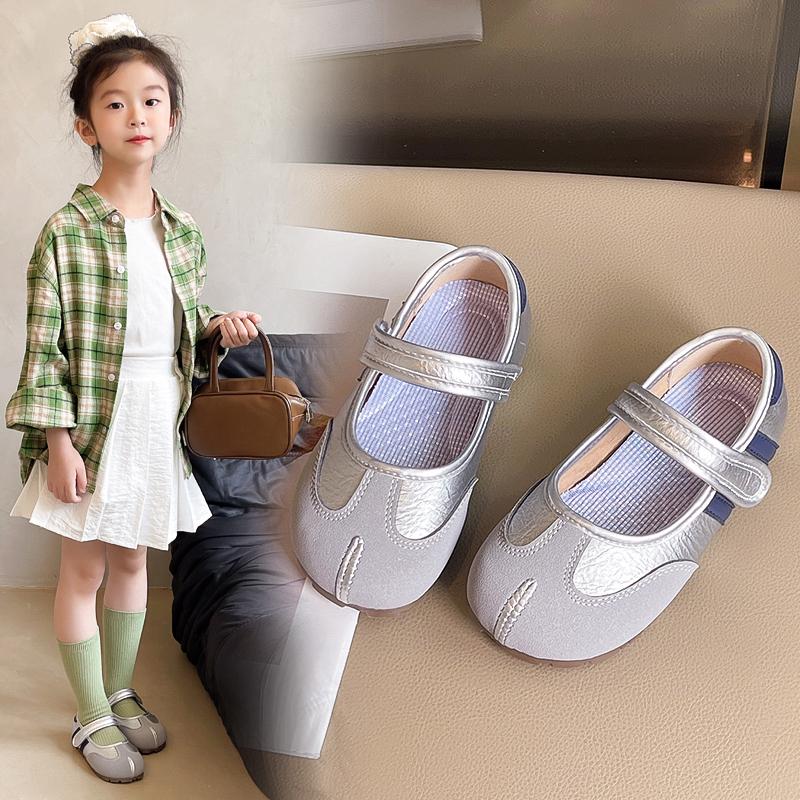 French Retro Flat Bottomed Light Mouth Multi Color Fashionable Girls' Single Shoes Casual Princess Shoes
