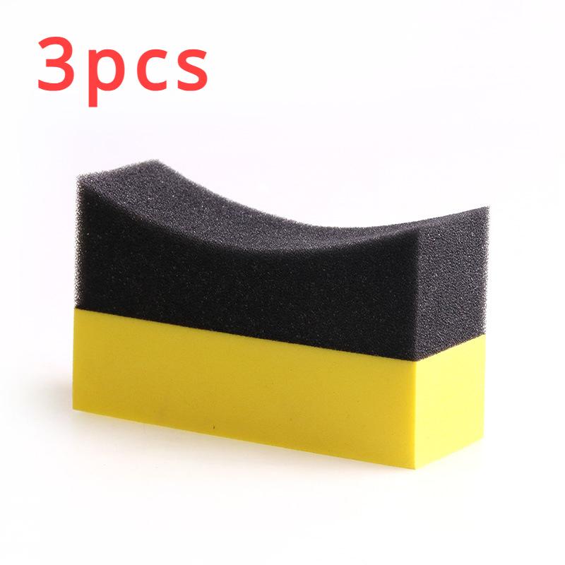 5/10pcs Auto Cleaning Sponge Brush Set for Car Wheel Tire Wash Wipe Water Suction Sponge Pad Wax Polishing Tyre Brushes Tools