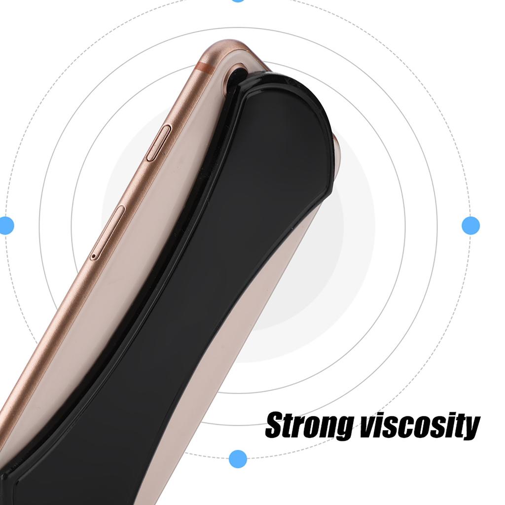 2 szt. Opakowanie Mocna Przylepna Nano Gumowa Uniwersalna Podkładka Żelowa Uchwyt na Telefon Samochodowy Czarny